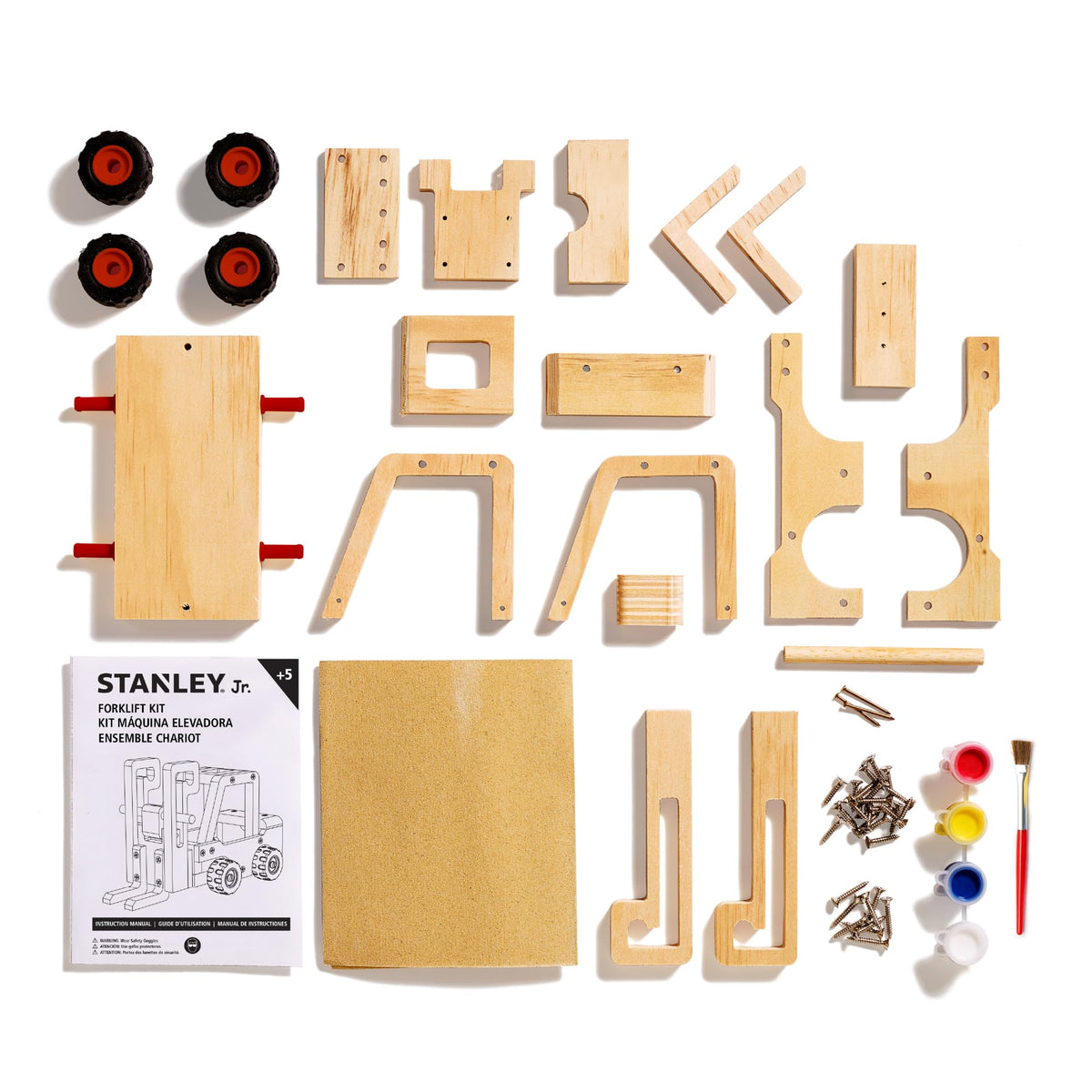 STANLEY Jr. Little Lifters Forklift Fun Build & Play Set