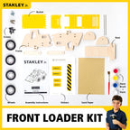 STANLEY Jr. Construction Truck Front Loader Wood Craft Kit