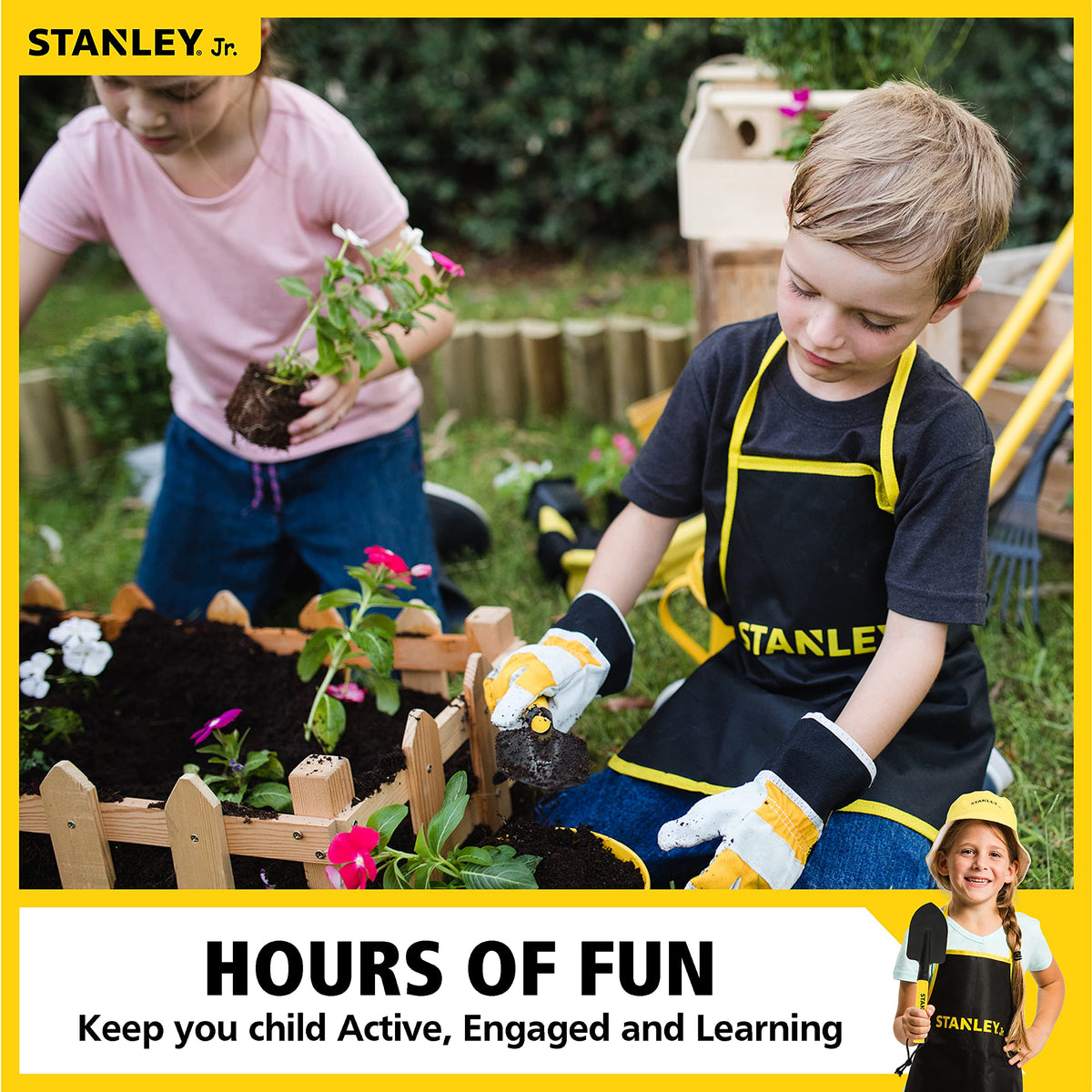Stanley Jr. 3-Piece Tool Set for The Mini Gardener