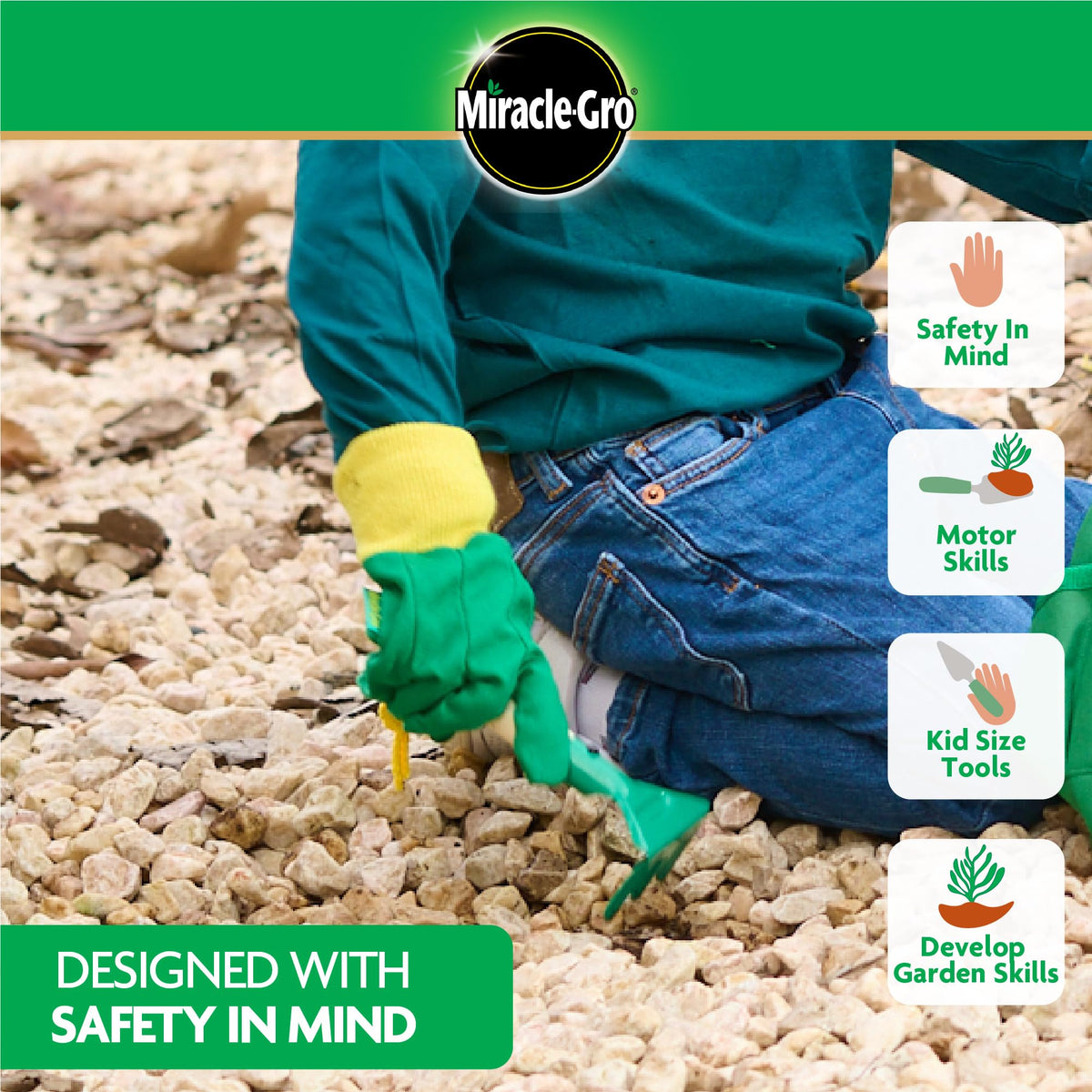 MIRACLE-GRO Kids Gardening Set 9 Piece
