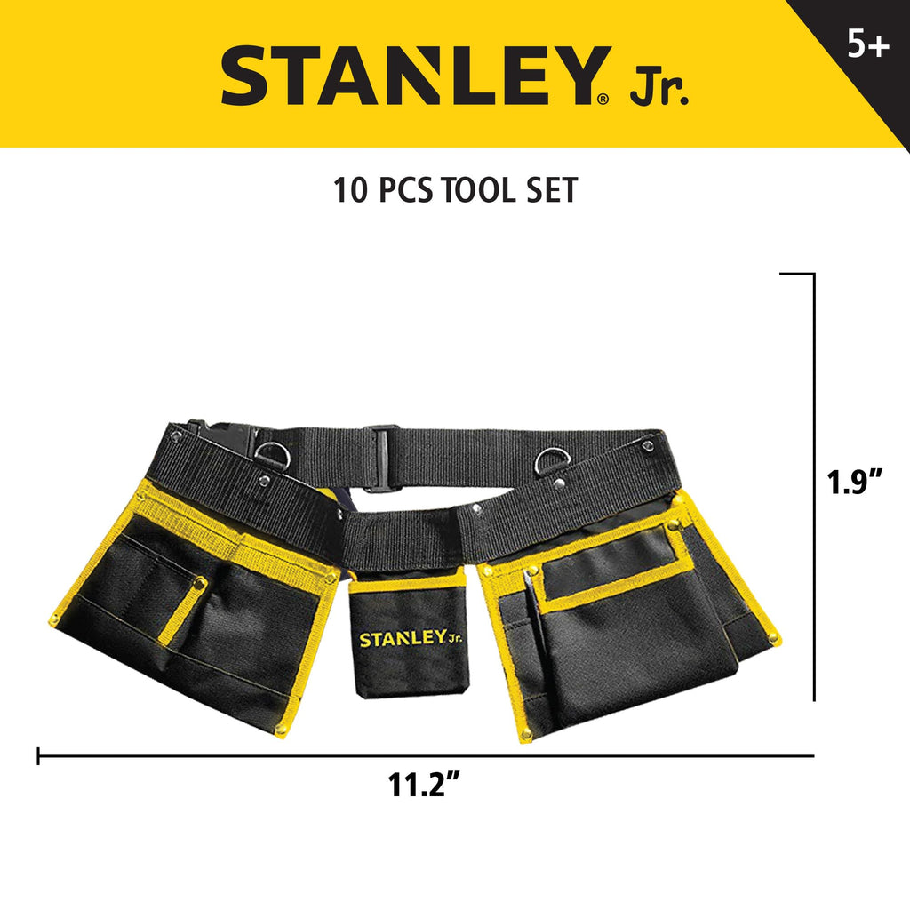 Stanley Jr. 10-Piece Kids Tool Set