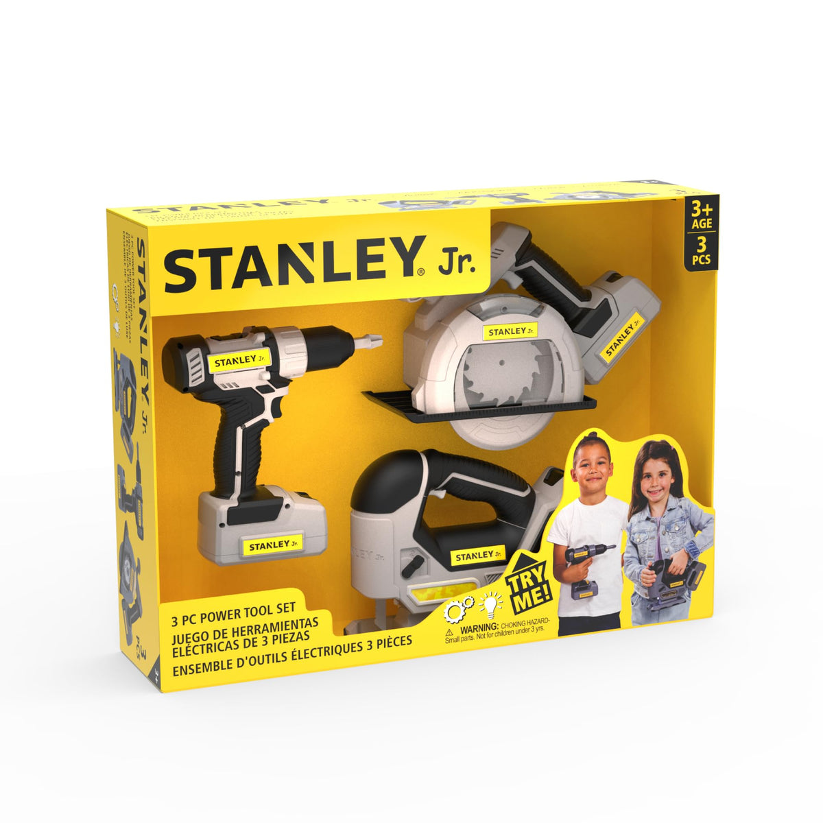 STANLEY Jr. 3 Pack Kids Toy Power Tool Set