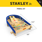 STANLEY Jr. Kids Pinball Machine Kit