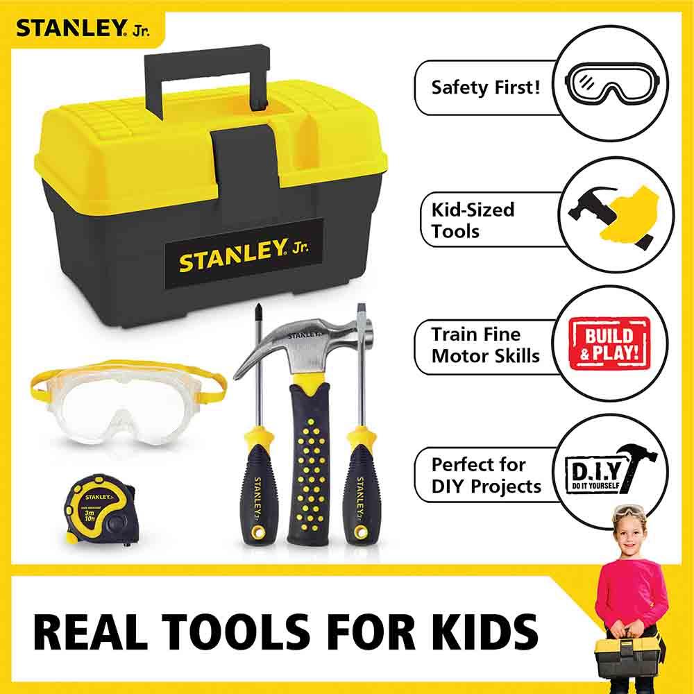 STANLEY Jr. Toolbox with 5 PC Toolset