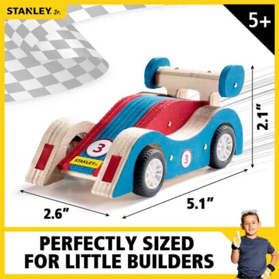Pull-back Sports Car Kit Stanley Jr. - RED TOOL BOX