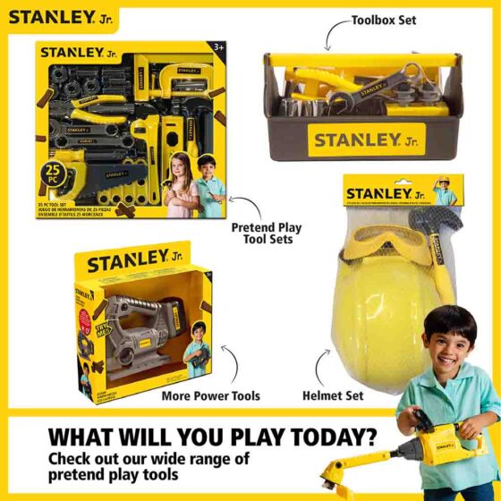 Toolbox Kit Stanley Jr. - RED TOOL BOX