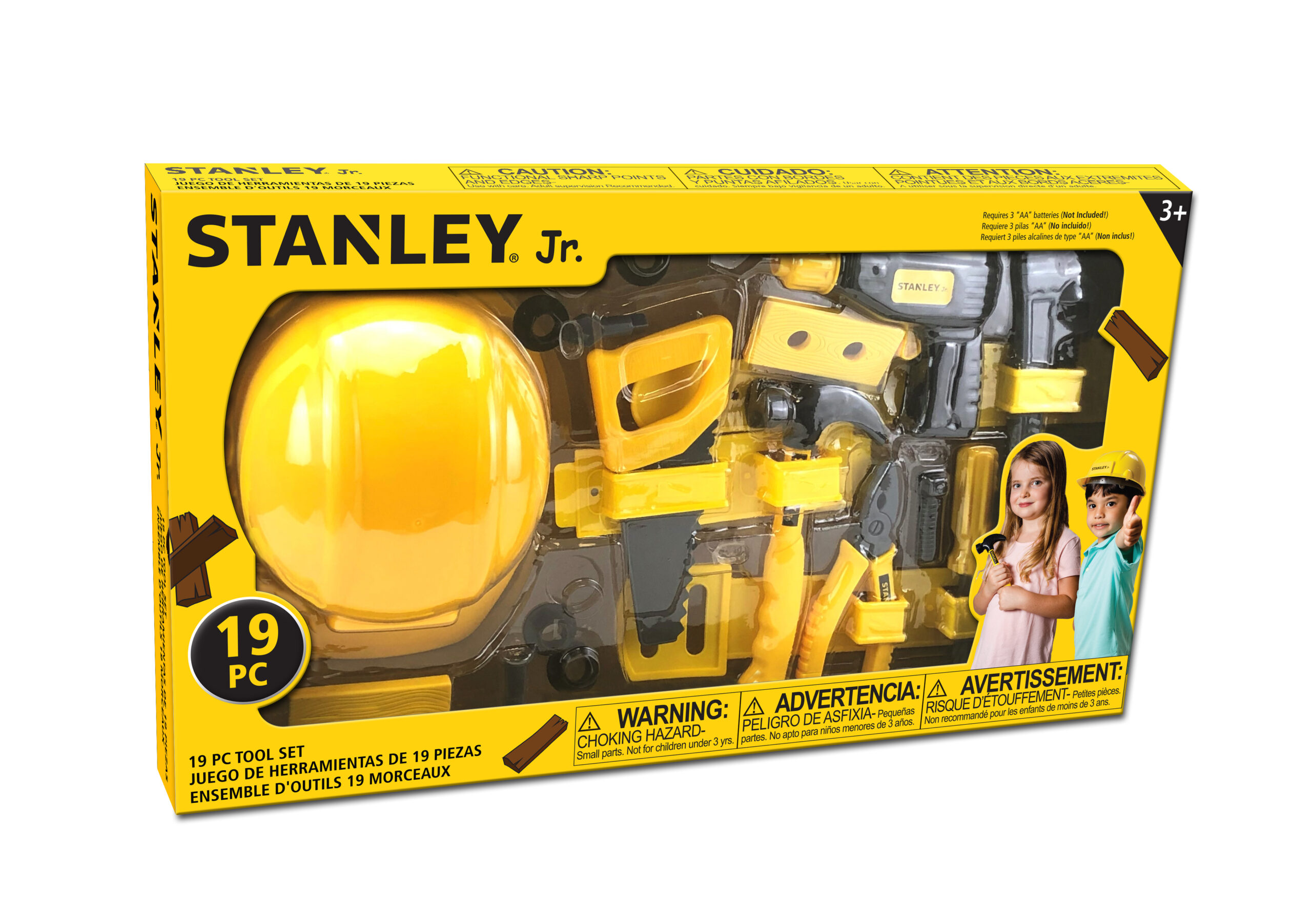 Stanley Jr. 19 Piece Toolset - RED TOOL BOX
