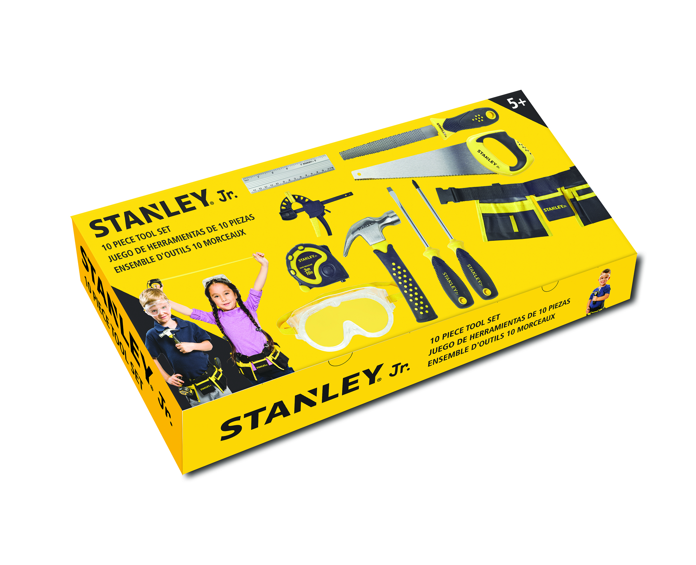 Stanley Jr. - Ensemble de 10 outils - Construction