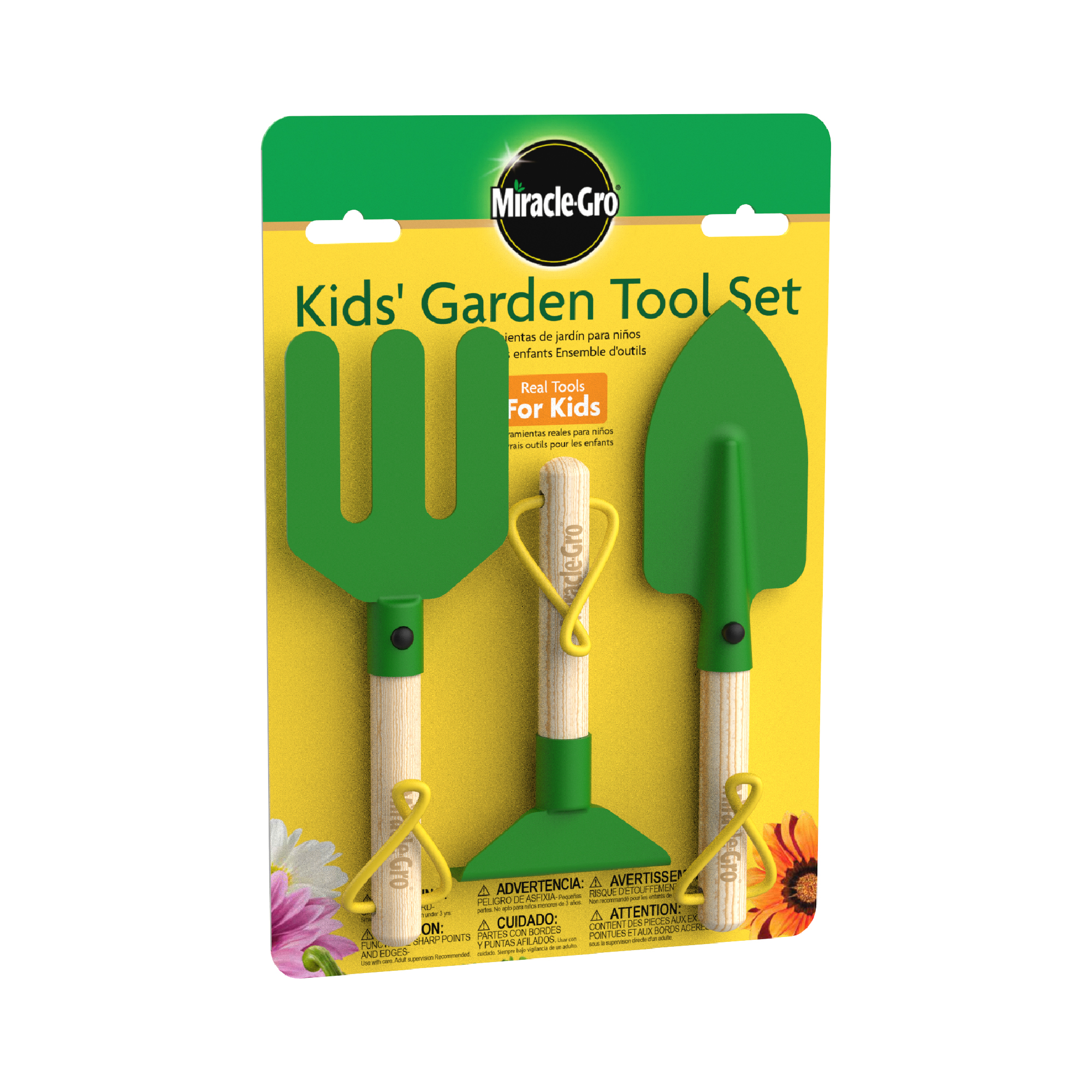 Miracle-Gro Three Piece Hand Gardening Toolset - RED TOOL BOX